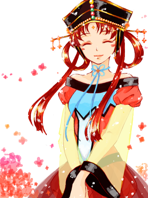 ^_^, bad_id, bangs, bishoujo_senshi_sailor_moon, closed_eyes, crown, eyes_closed, flower