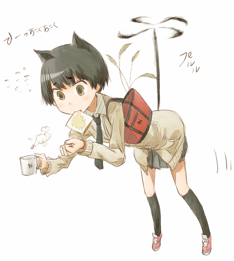 artist_request, black_eyes, black_hair, character_request, copyright_request, kneehighs, necktie, neji_tsuko