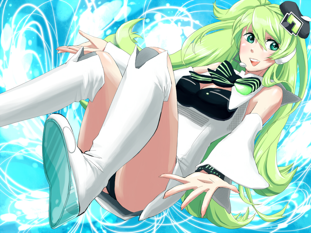 artist_request, character_request, copyright_request, green_eyes, green_hair, long_hair, mutou_(canaria), mutou_mato