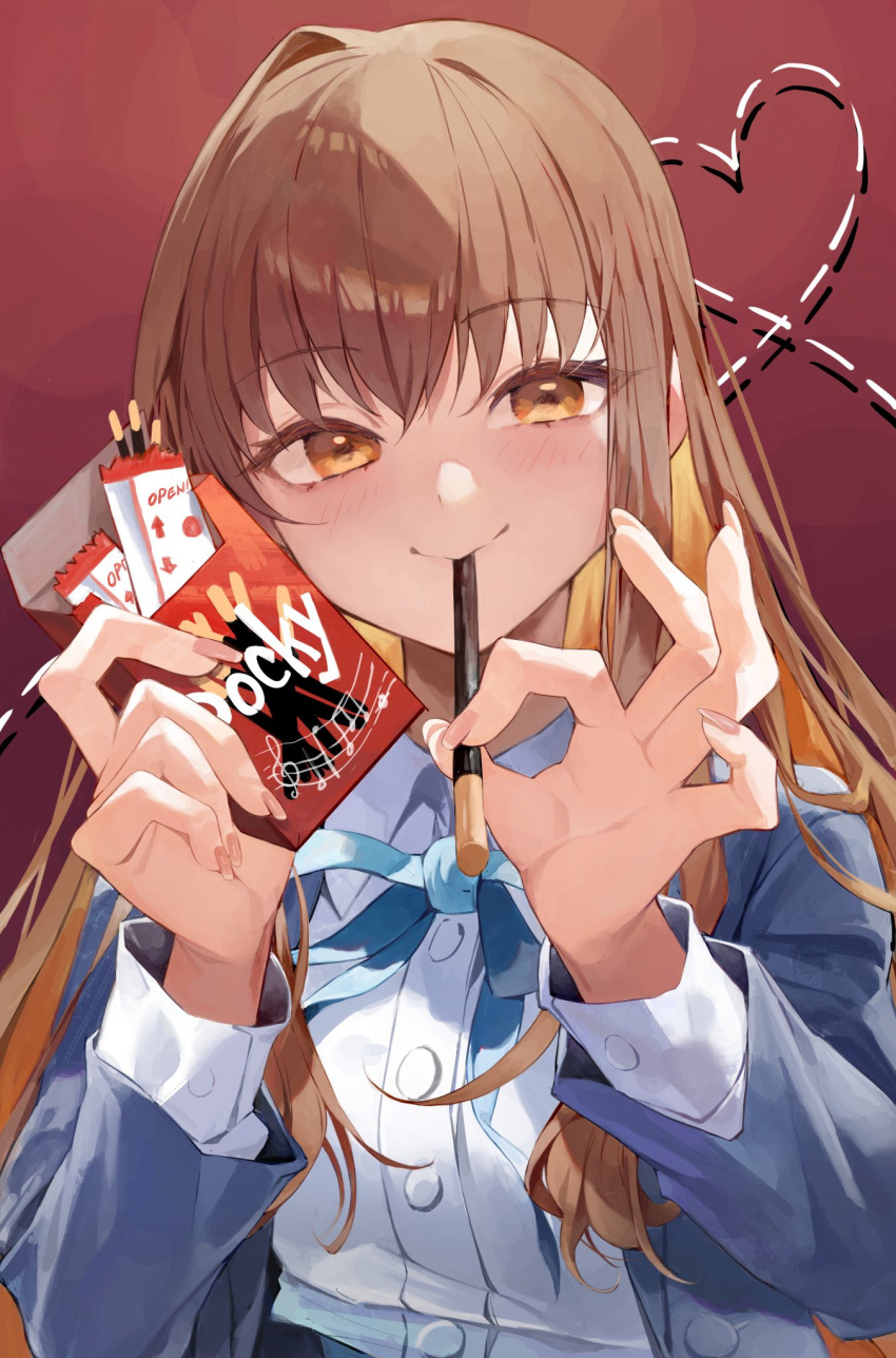 1girl, bow, brown_eyes, brown_hair, colored_inner_hair, commentary_request, fate/extra, fate/extra_ccc