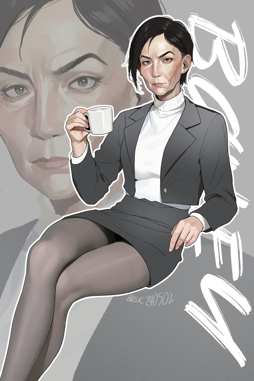 1girl, absurdres, bailey_(degrees_of_lewdity), bailey_(female)_(degrees_of_lewdity), baozishark, black_hair, brown_eyes, character_name