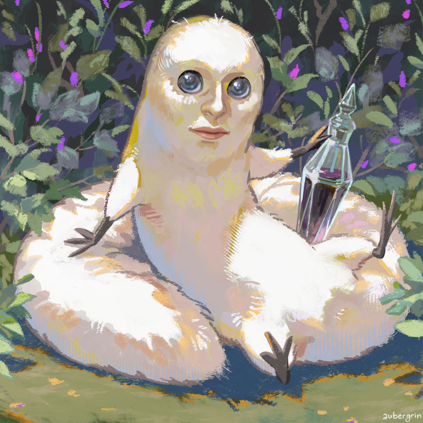 artist_name, aubergrin, brushbuddy, creature, creature_focus, crystal_ribbon, day, forest