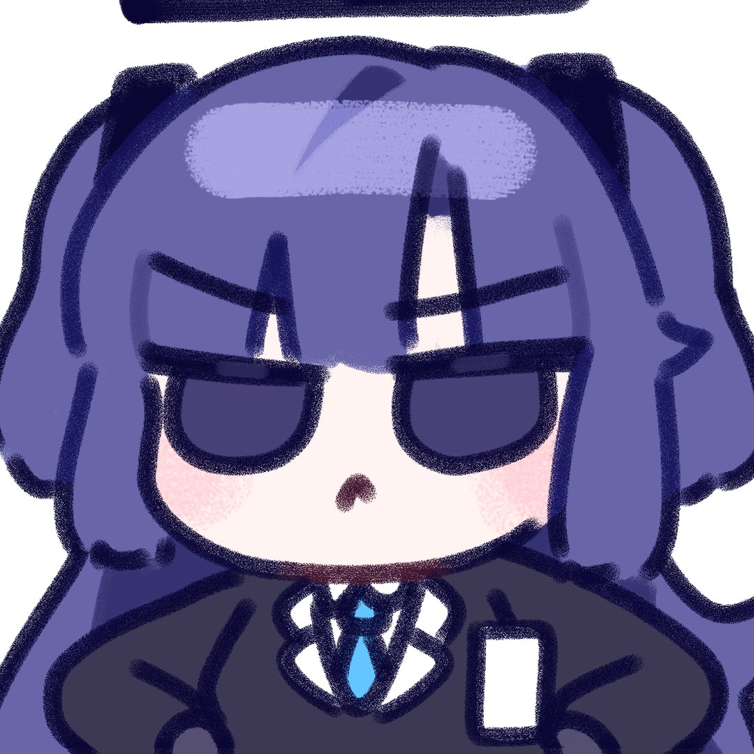 1girl, :<, black_jacket, blue_archive, blue_eyes, blue_hair, halo, jacket