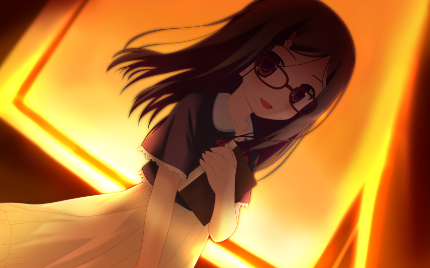 book, game_cg, glasses, irotoridori_no_sekai, seifuku, shida_kazuhiro