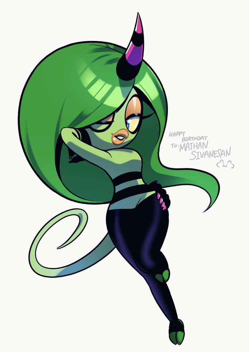 1girl, alien, barefoot, blue_eyes, colored_sclera, colored_skin, english_text, full_body