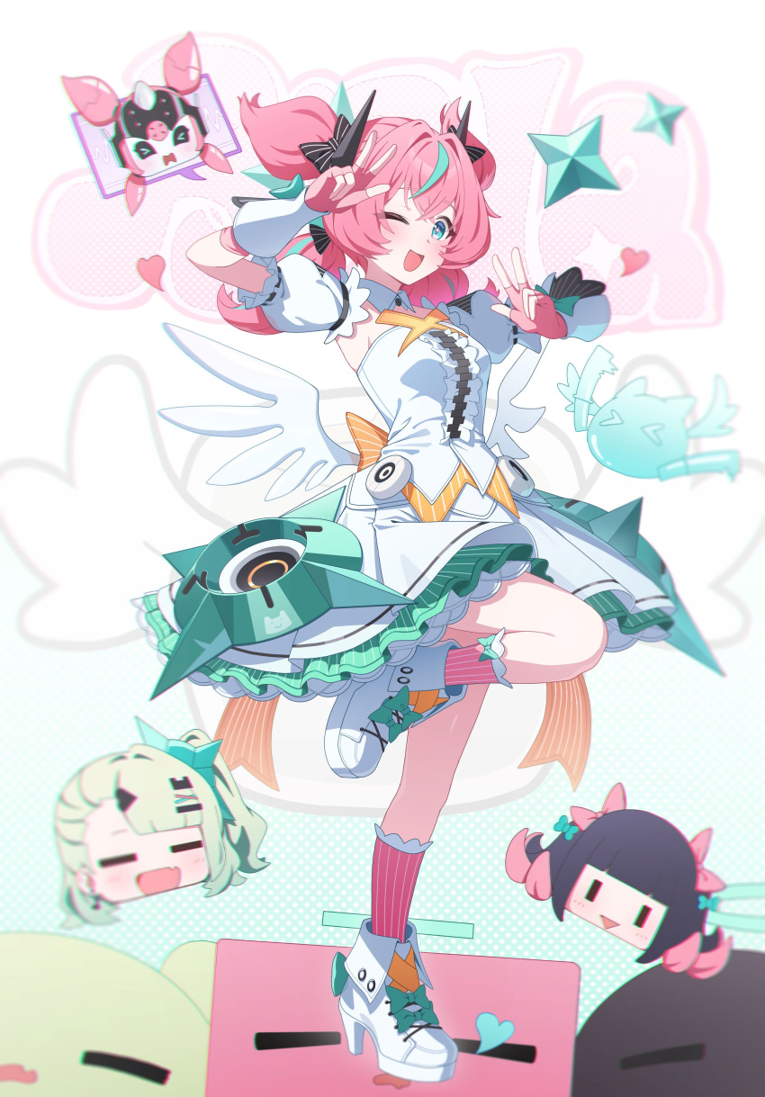 1girl, absurdres, aqua_streaks, aria_(zenless_zone_zero), blue_eyes, blush, commentary_request, dhrmawk159
