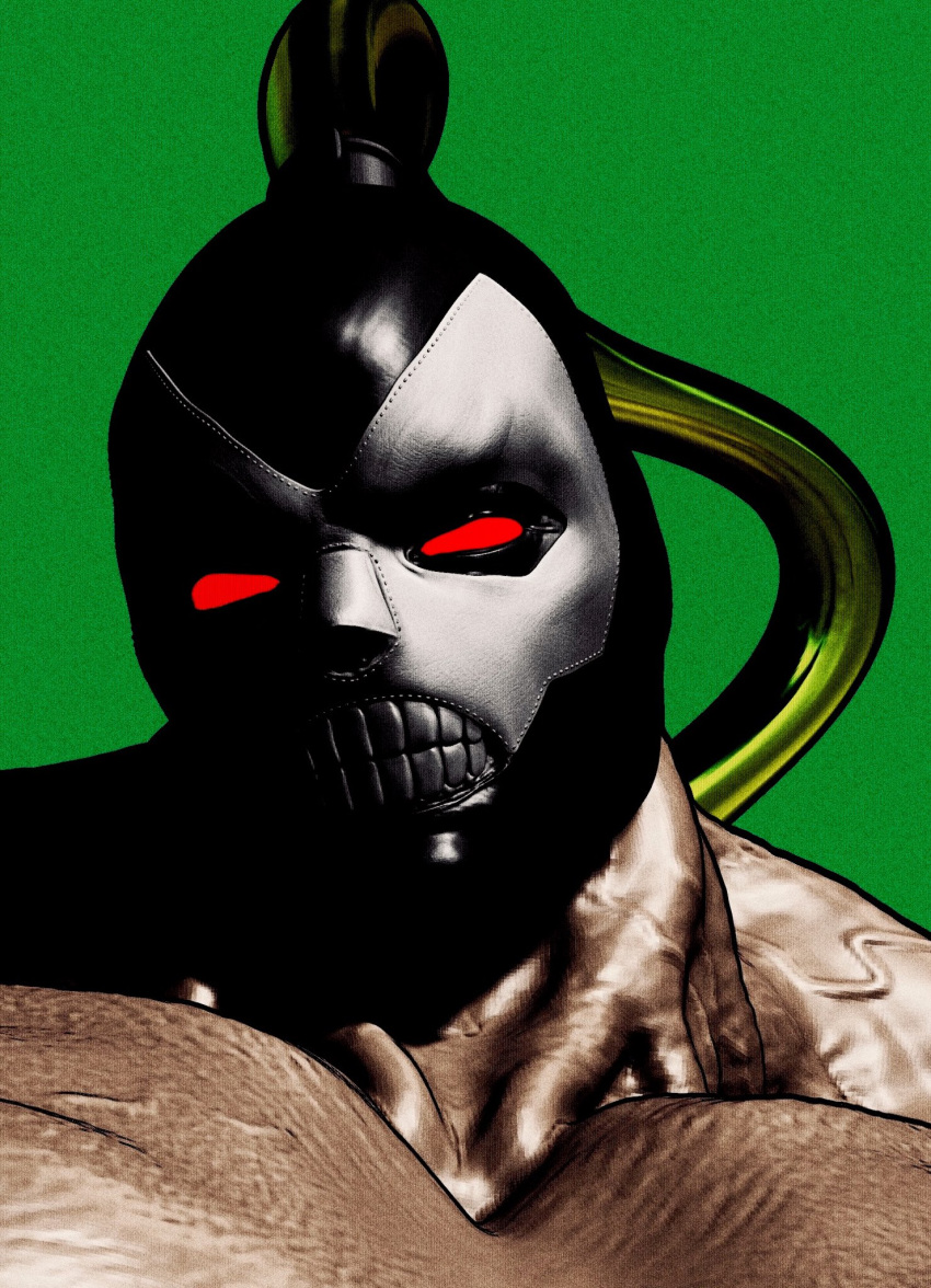 1boy, 3d, abs, absolute_batman, absolute_dc, bane, batman_(series), commentary