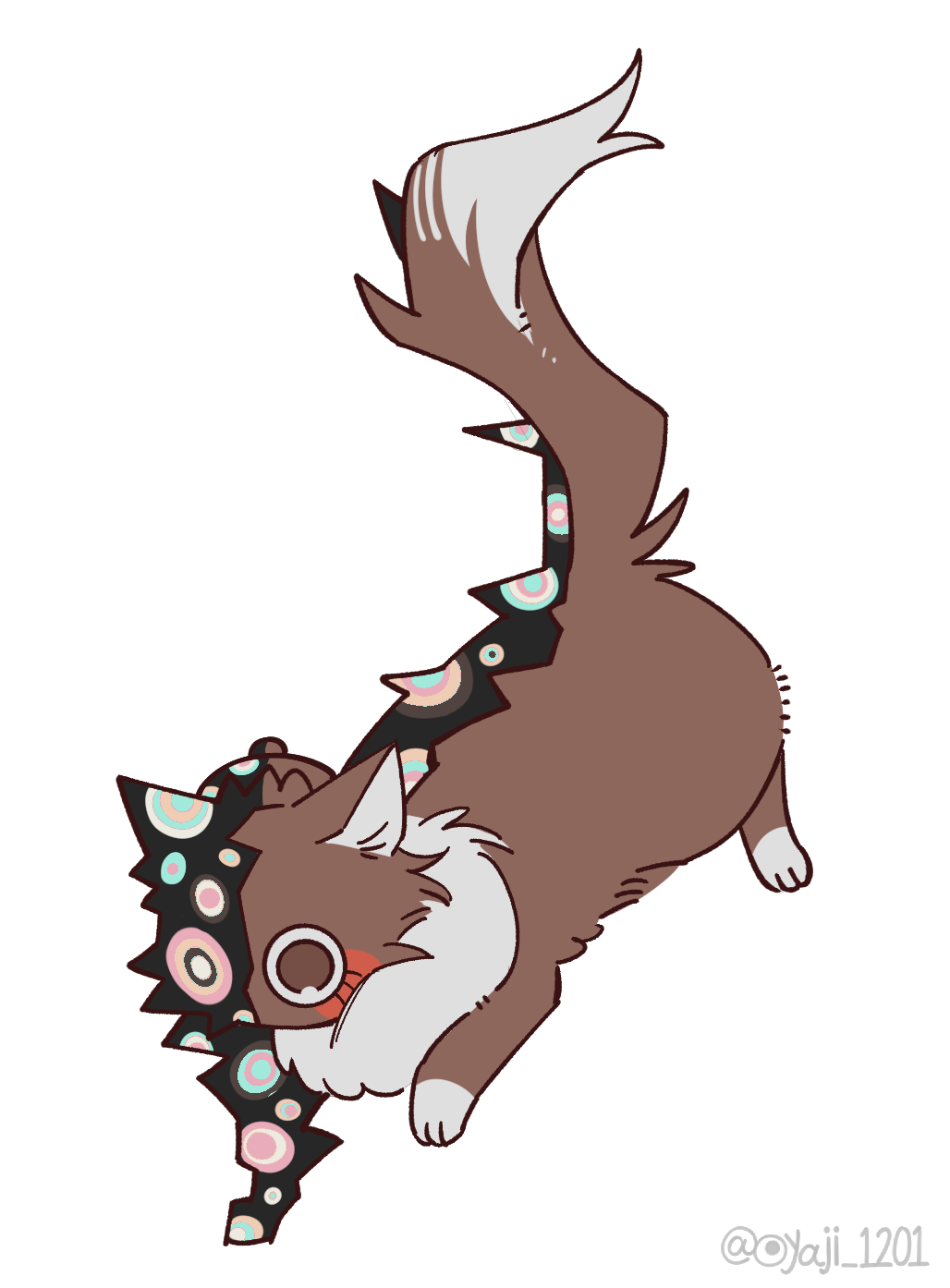 abstraction_(the_amazing_digital_circus), animal, animal_focus, animalization, blush_stickers, brown_cat, brown_eyes, cat