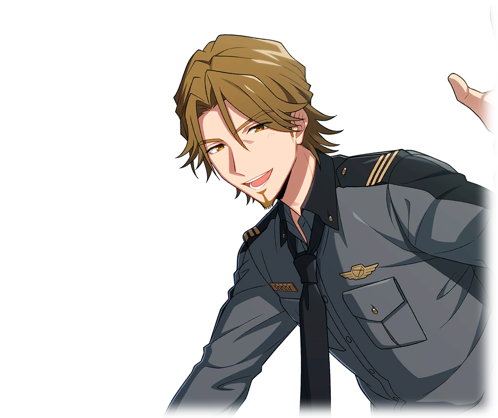 1boy, :d, black_necktie, breast_pocket, brown_eyes, brown_hair, collared_shirt, cropped_torso