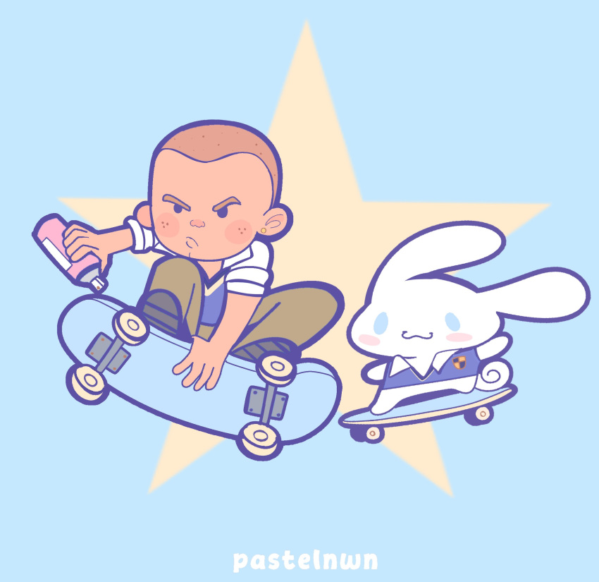 1boy, 2boys, :3, absurdres, animal, artist_name, blue_background, blue_eyes