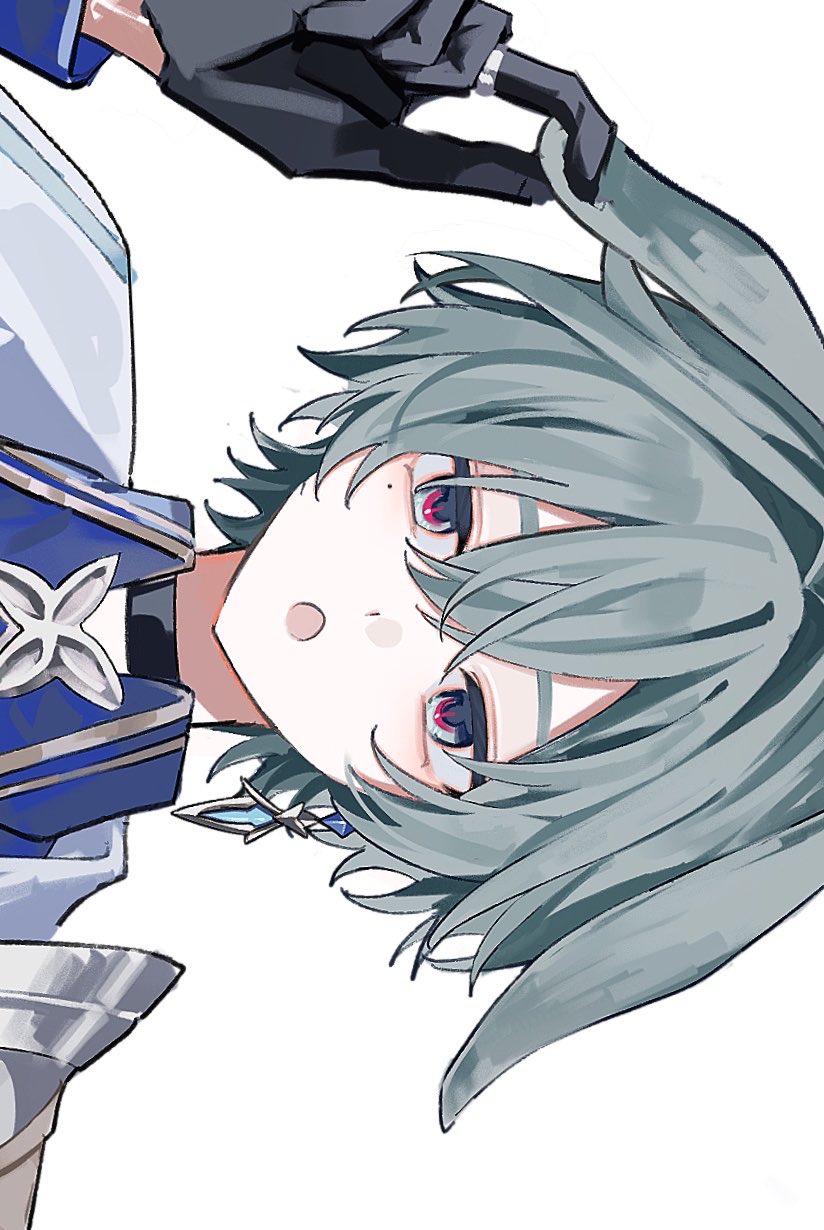 1boy, ahoge, animal_ears, armor, belt, belt_collar, black_belt, black_gloves