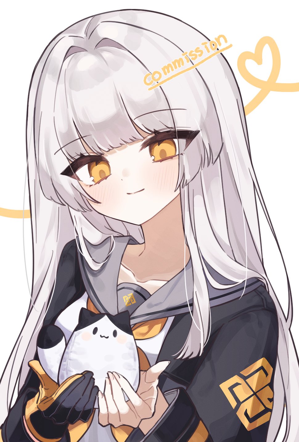 1girl, black_gloves, black_jacket, black_survival, commentary_request, commission, eternal_return:_black_survival, gloves