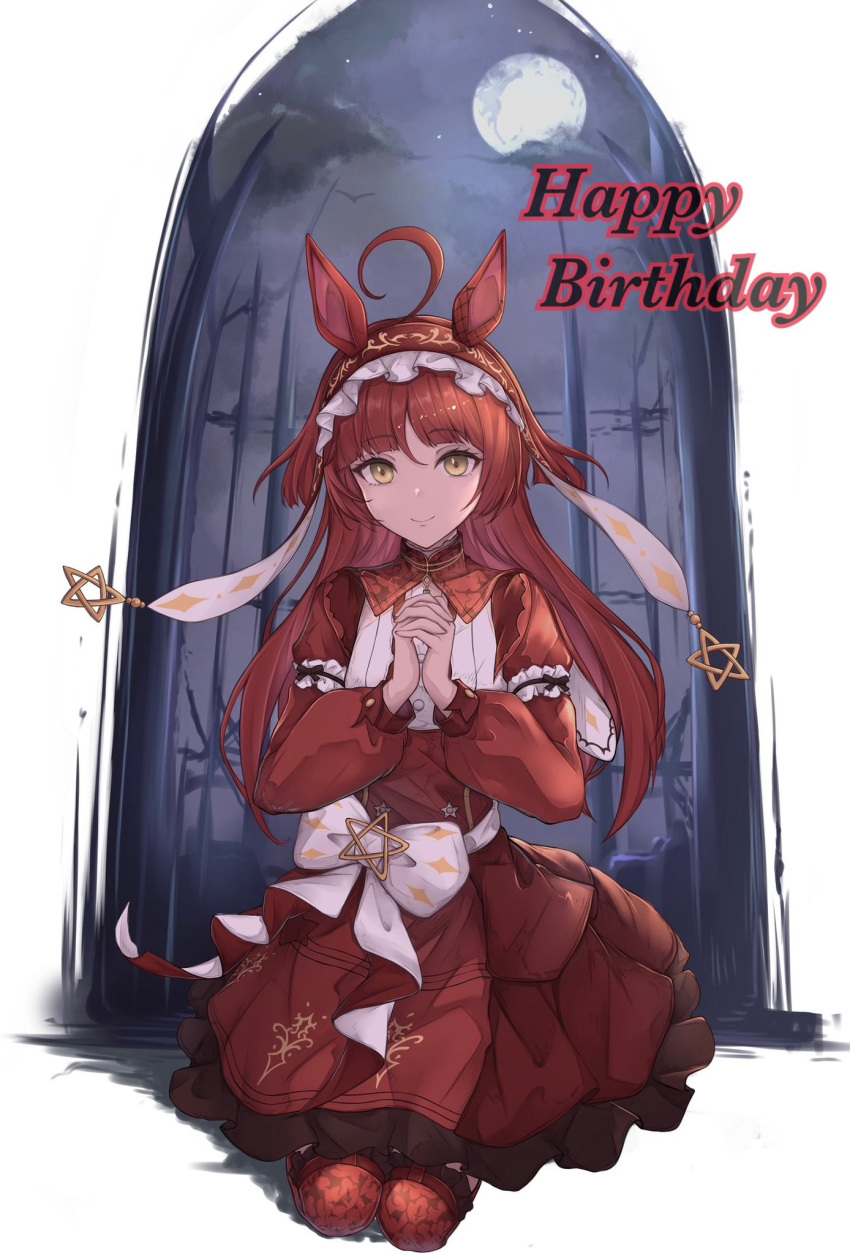 1girl, ahoge, animal_ears, blunt_bangs, blunt_ends, blunt_sidelocks, blush, breasts