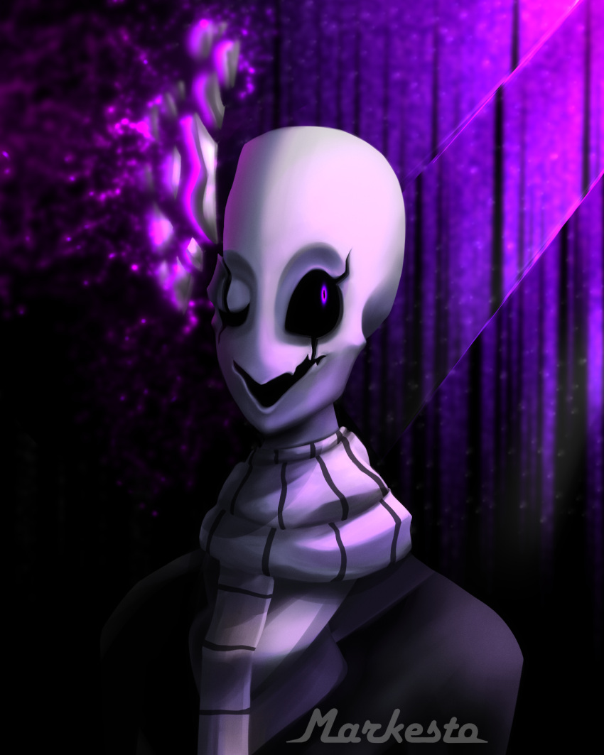 1boy, 2019, 2d, artist_name, black_background, black_coat, coat, commentary