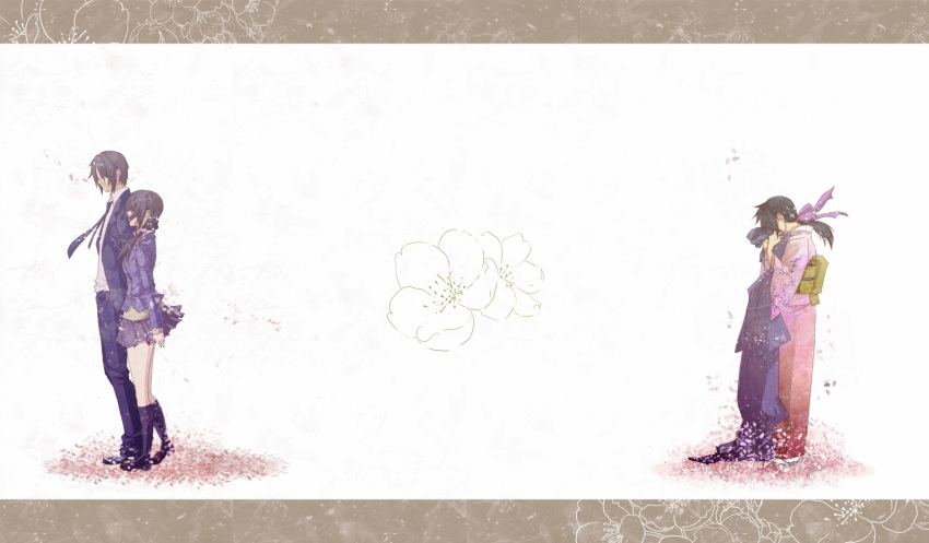 brown_hair, formal, hakuouki_shinsengumi_kitan, hijikata_toshizou_(hakuouki), hijitaka_toshizou, japanese_clothes, kimono, long_hair