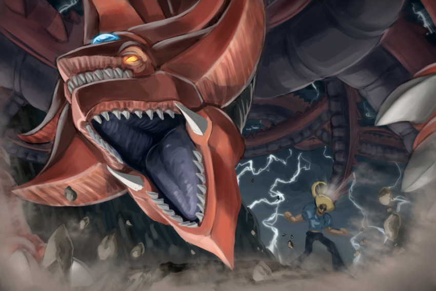 bobobo-bo_bo-bobo, bobobo-bo_bo-bobo_(character), claws, closed_mouth, colored_skin, commentary_request, crypthiyama, dragon