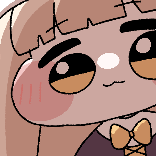 1girl, :3, babava, black_dress, blonde_hair, bow, bowtie, chibi