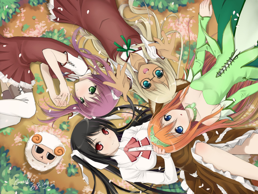 konoe_subaru, mayo_chiki!, narumi_nakuru, okingjo, petals, seifuku, suzutsuki_kanade, usami_masamune