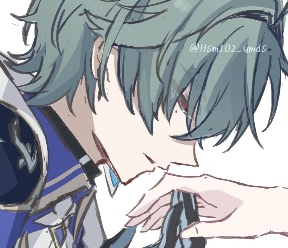 1boy, ahoge, armor, artist_self-insert, belt, belt_collar, black_belt, black_gloves