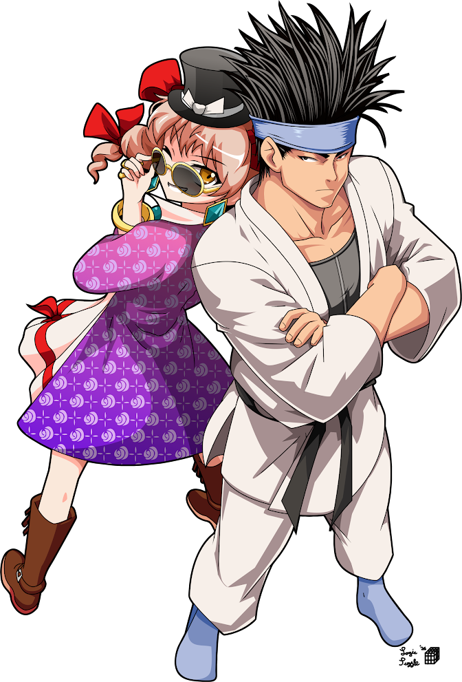 commentary, english_commentary, kung_fu_man, m.u.g.e.n, non-web_source, touhou, yorigami_jo'on