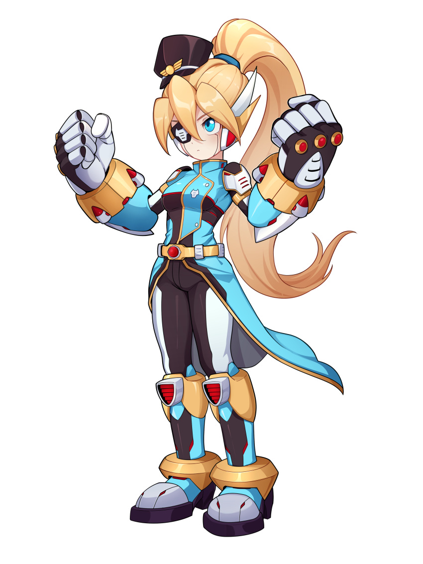 1girl, absurdres, adapted_costume, alternate_color, alternate_costume, armor, belt, biometal