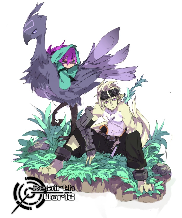 bird, cuffs, furry, goggles, hoodie, looking_at_viewer, lying, original
