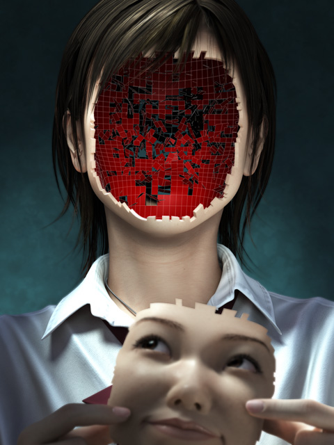 asian, cg, female, realistic, solo, yoshitaka_kawakami