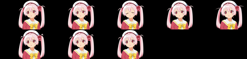 1girl, 2000s_(style), bk_(barakoodra), blush, bow, commentary, english_commentary, faux_retro_artstyle