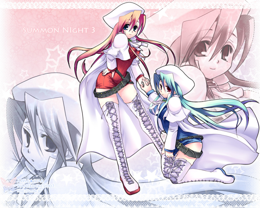 celi, hat, long_hair, summon_night, summon_night_3, tagme, thigh-highs