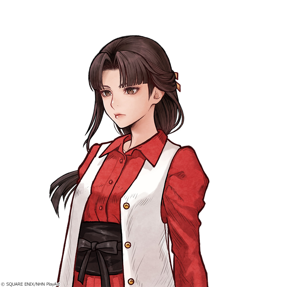 1girl, black_hair, commentary_request, copyright_notice, dissidia_duellum_final_fantasy, dissidia_final_fantasy, final_fantasy, final_fantasy_xi