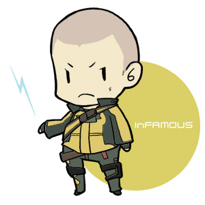 cole_macgrath, electricity, gloves, infamous, jacket, lowres, takatsuki_(life)