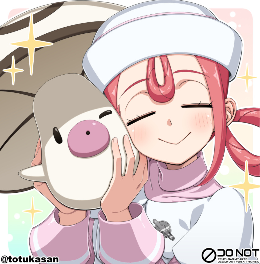 1girl, blush, closed_eyes, closed_mouth, commentary_request, dress, foongus, hair_rings