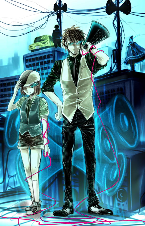 age_difference, ben_jackson, blue_eyes, blue_fire, blue_flame, brown_hair, cabbie_hat, facial_hair