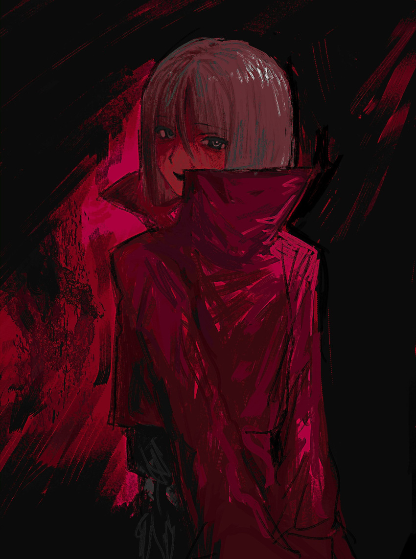 1boy, absurdres, black_eyes, bob_cut, chin_boooooooo, fate/strange_fake, fate_(series), francois_prelati_(fate)