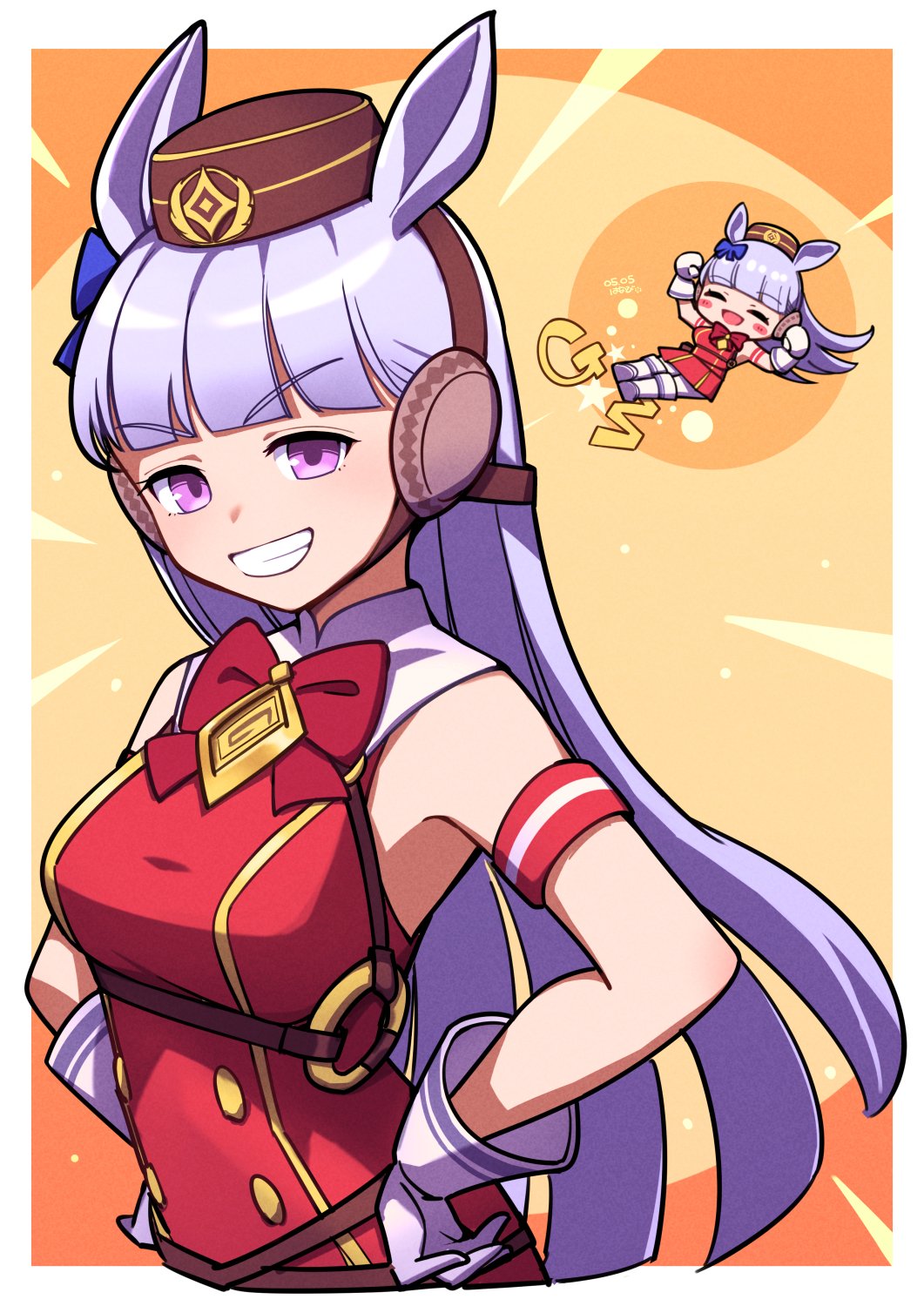 1girl, animal_ears, armband, bare_shoulders, blunt_bangs, blush, boots, bow