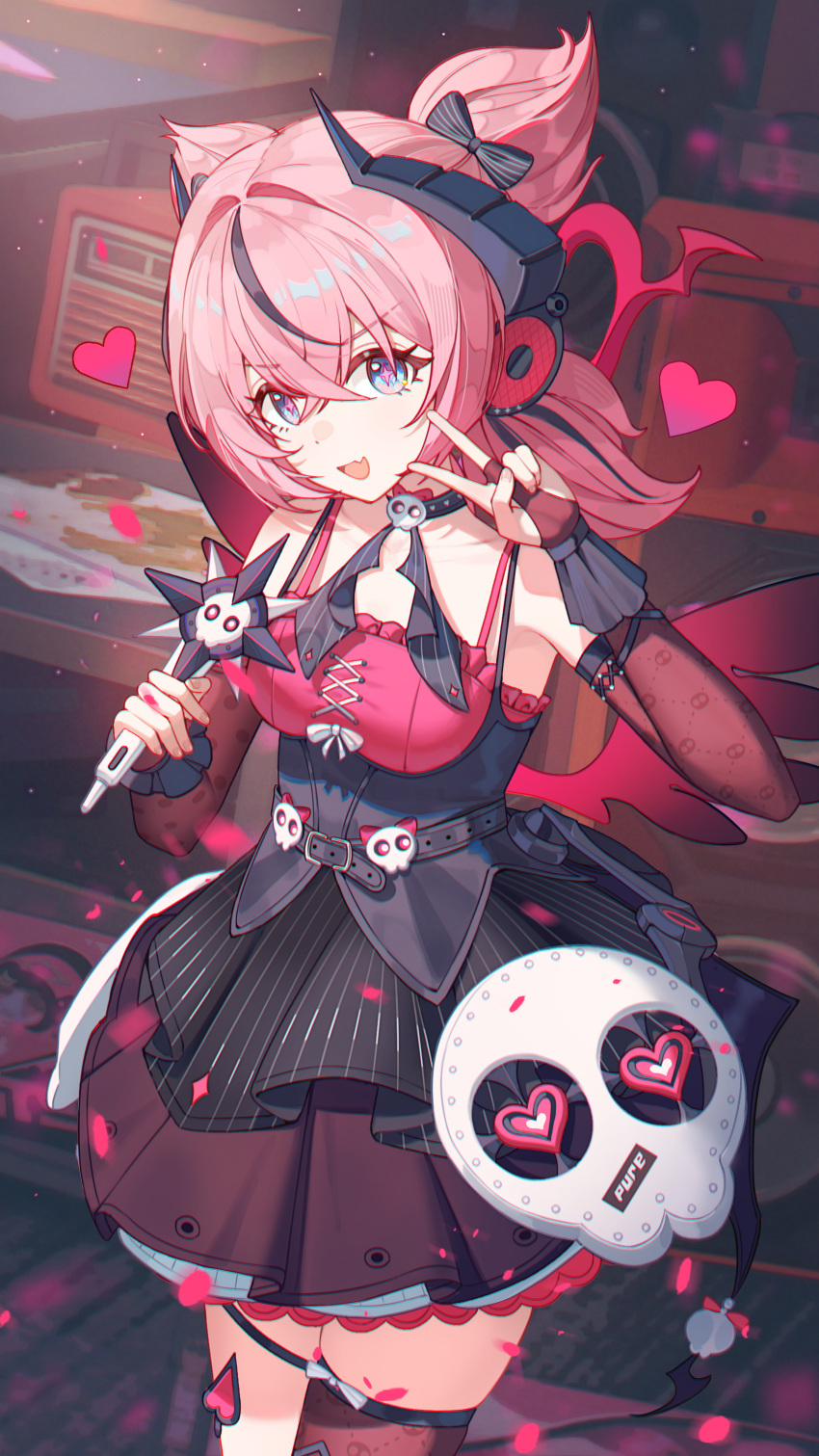 1girl, absurdres, aria_(human)_(discordant_note)_(zenless_zone_zero), aria_(human)_(zenless_zone_zero), aria_(zenless_zone_zero), bare_shoulders, belt, black_belt