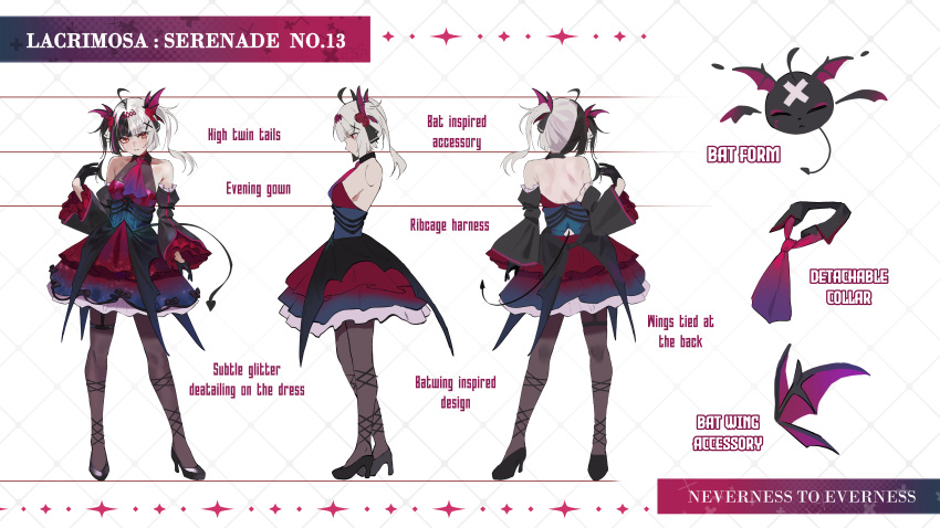 1girl, absurdres, ahoge, alternate_costume, backless_dress, backless_outfit, black_hair, black_pantyhose