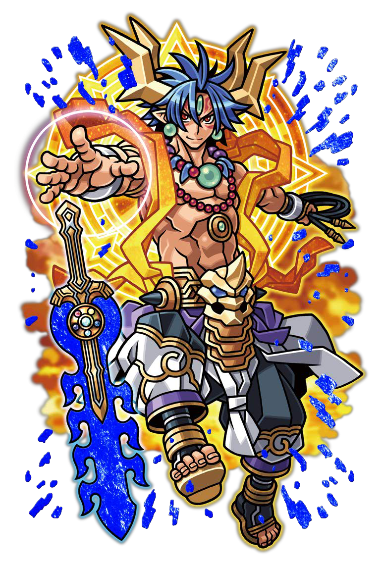 1boy, aura, bangle, blue_aura, blue_hair, bracelet, closed_mouth, energy_ring