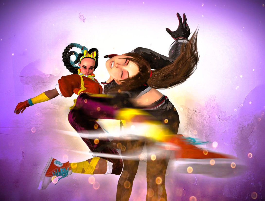 3d, fighting, kimberly_jackson, non-web_source, reverse_ryona, shiranui_mai, street_fighter, street_fighter_6