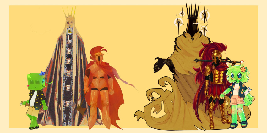 2others, 4boys, ambiguous_gender, armor, averythemayo, breastplate, buandeyazi, cape