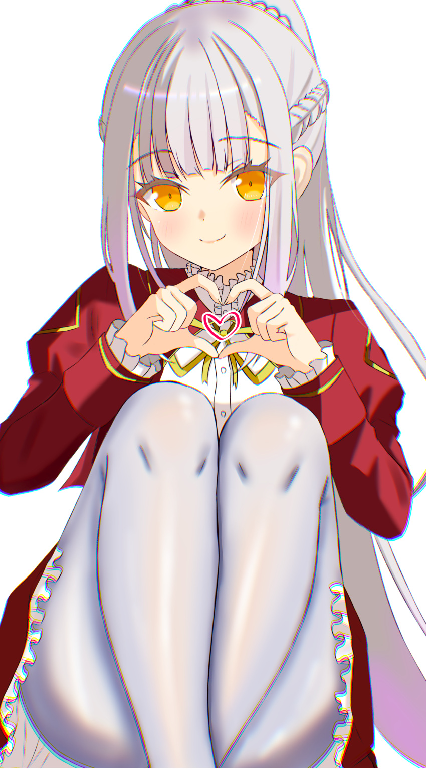 1girl, absurdres, blunt_bangs, blush, braid, clarice_clawnya, closed_mouth, colored_eyelashes