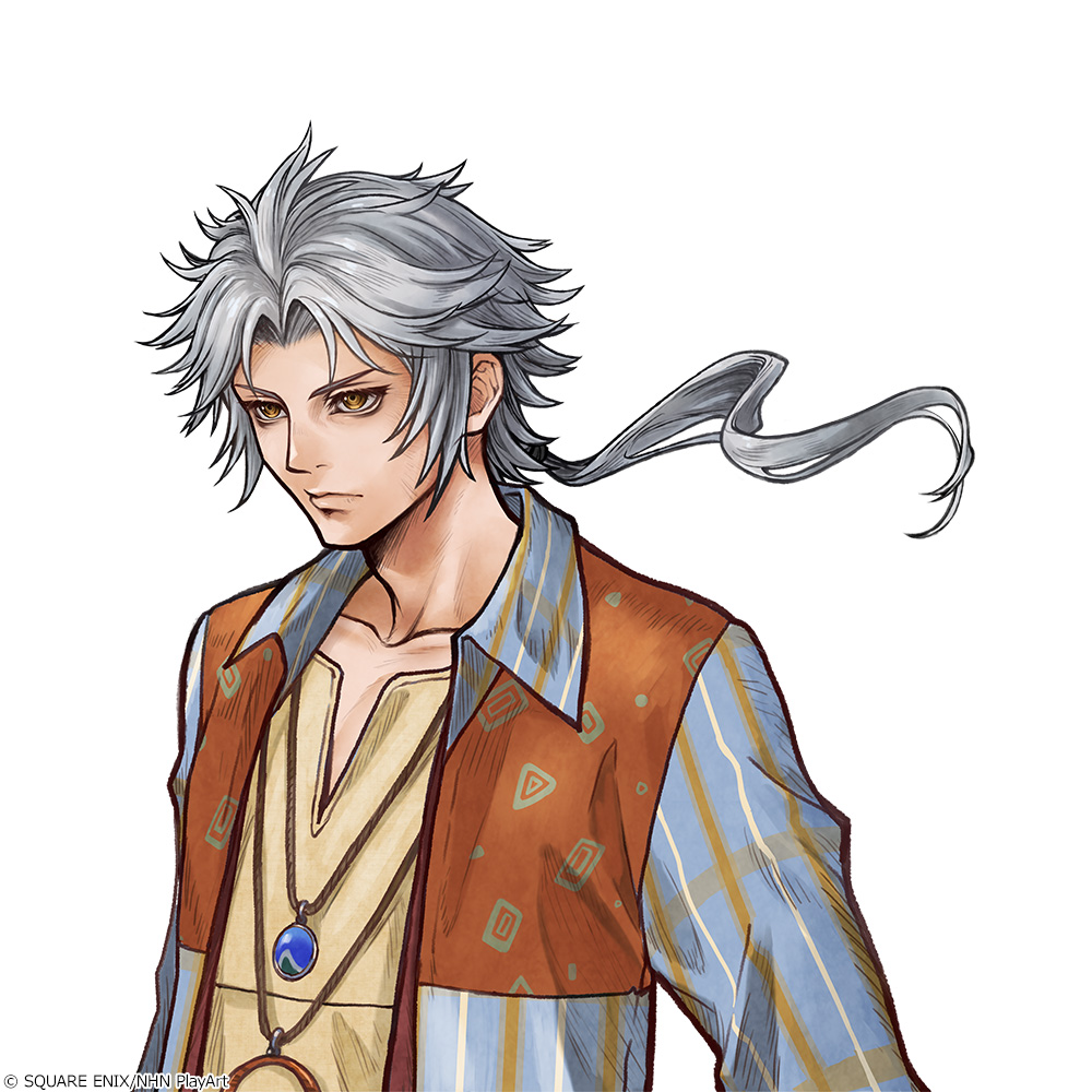 1boy, brown_eyes, coat, collarbone, dissidia_duellum_final_fantasy, dissidia_final_fantasy, final_fantasy, final_fantasy_ii