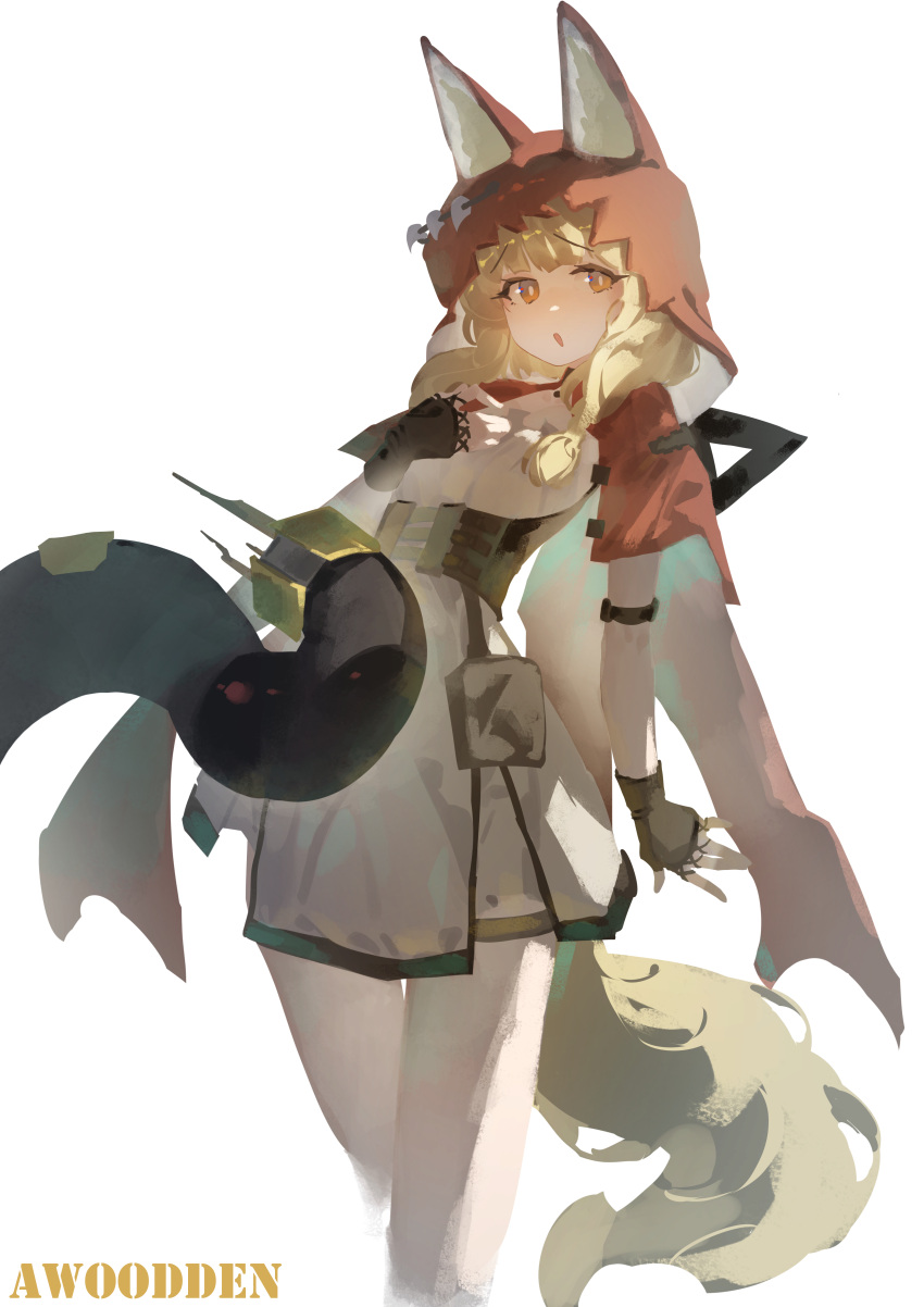 1girl, absurdres, animal_ears, arknights, arknights:_endfield, artist_name, awoodden, belt_pouch