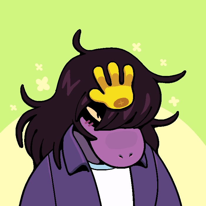 1girl, animated, animated_gif, blush, colored_sclera, deltarune, discount-supervillain, disembodied_hand