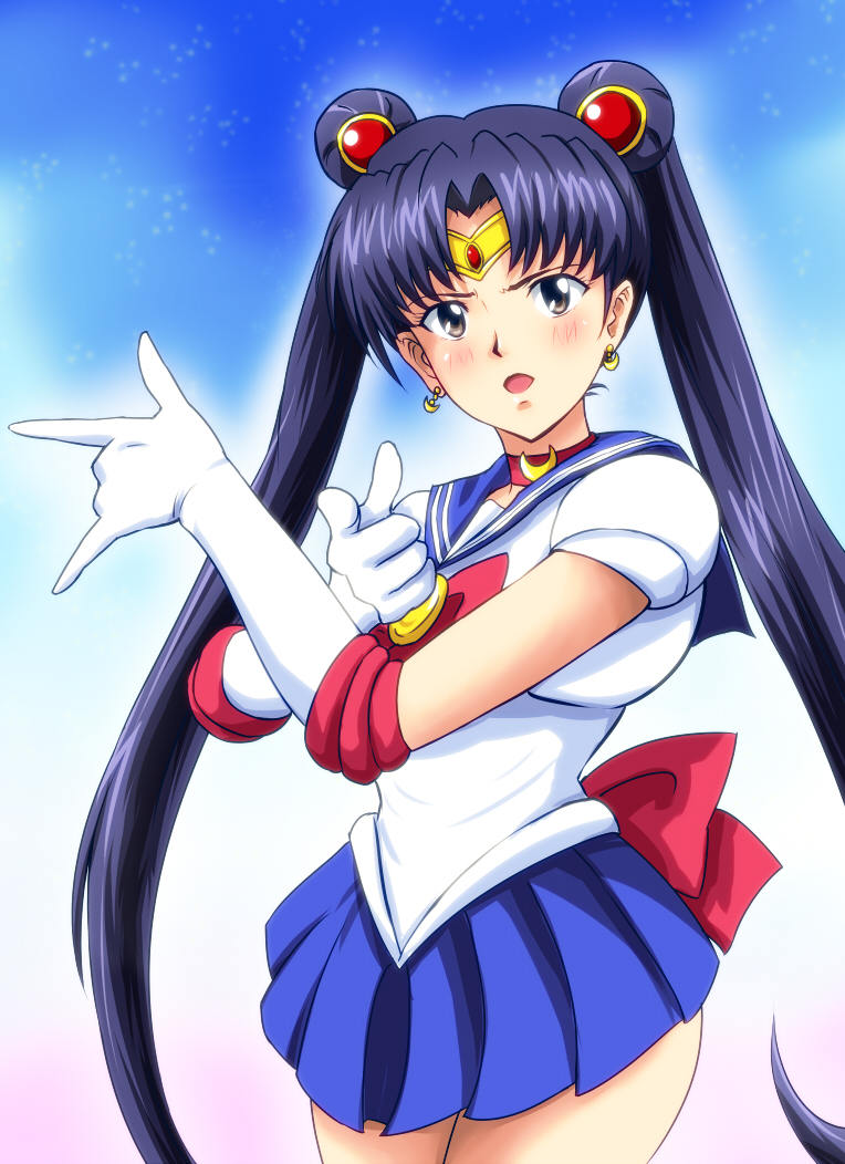 bishoujo_senshi_sailor_moon, blush, choker, circlet, cosplay, diesel-turbo, elbow_gloves, gloves