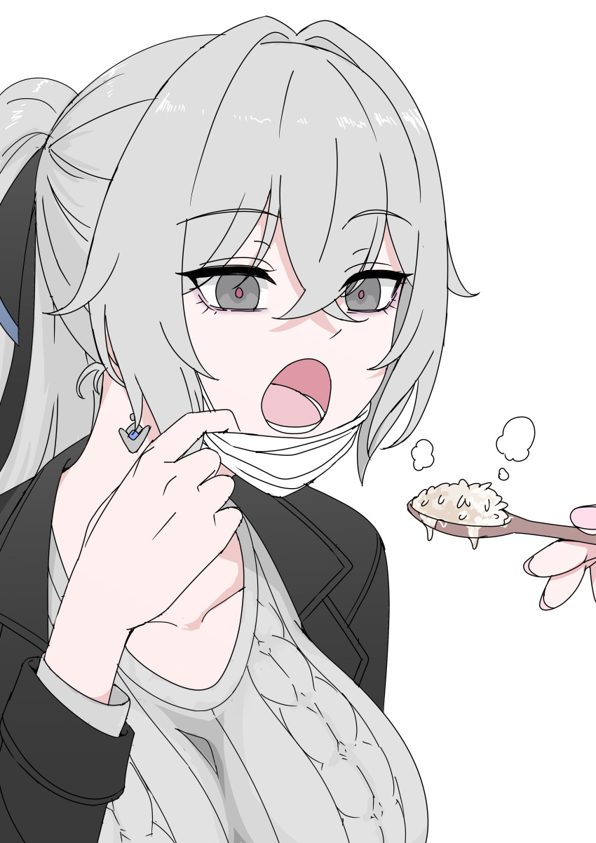 1girl, 1other, absurdres, bikeibikei, black_vest, breasts, bronya_zaychik, bronya_zaychik_(outstanding_attitude)