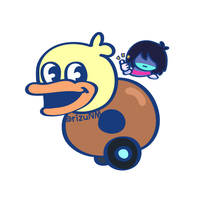 artist_name, black_hair, blue_skin, capelet, colored_skin, commentary_request, deltarune, doughnut