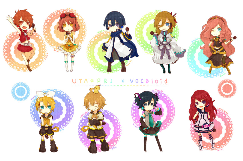 cosplay, hijirikawa_masato, ichinose_tokiya, ittoki_otoya, jinguuji_ren, kurusu_shou, nanami_haruka_(utapri), shibuya_tomochika, shinomiya_natsuki, tsukimiya_ringo, uta_no_prince-sama, vocaloid