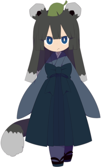 1girl, animal_ears, blue_eyes, blue_hakama, blunt_bangs, bow, bright_pupils, expressionless