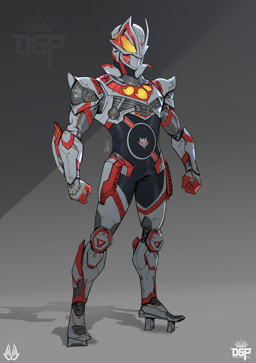 1boy, absurdres, adapted_costume, animal_ears, armor, bodysuit, clenched_hands, commentary_request